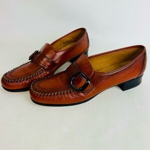 Brown Leather Loafers (Vintage)